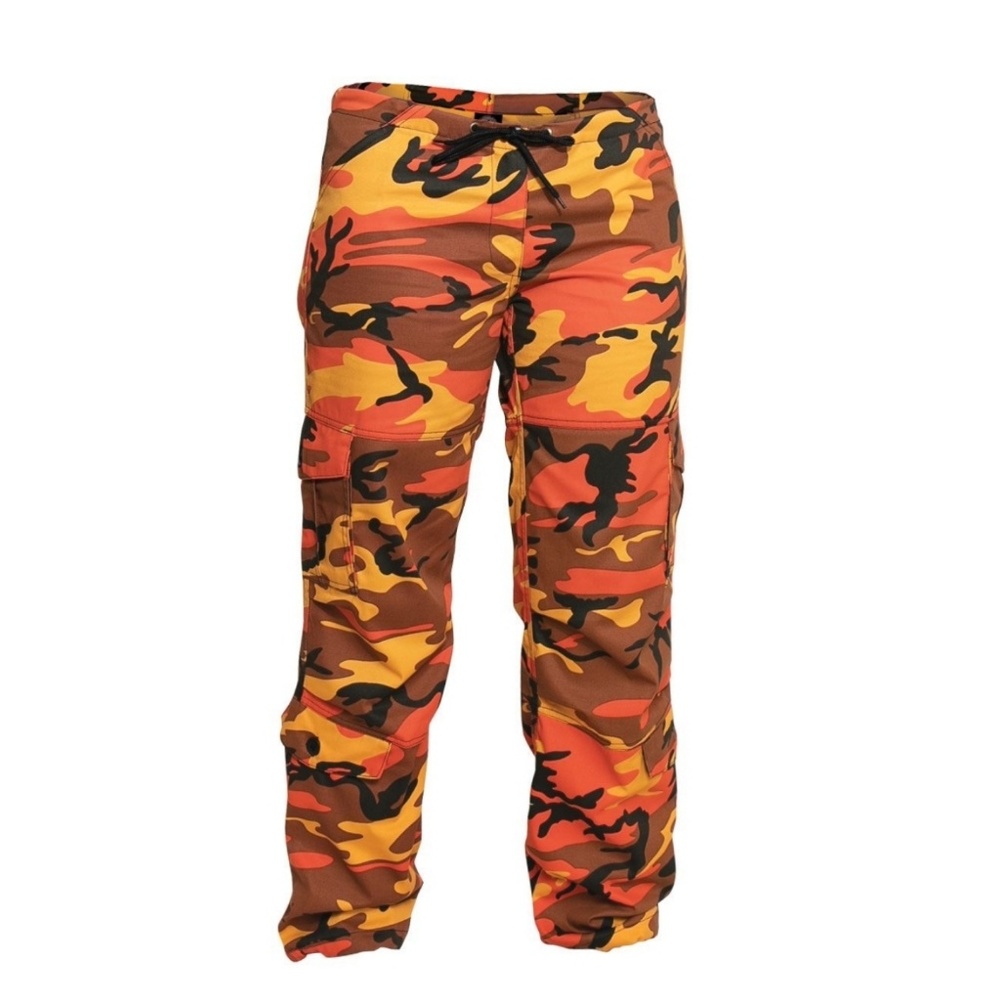 Rothco Orange Camo  BDU Pants Size Medium Women